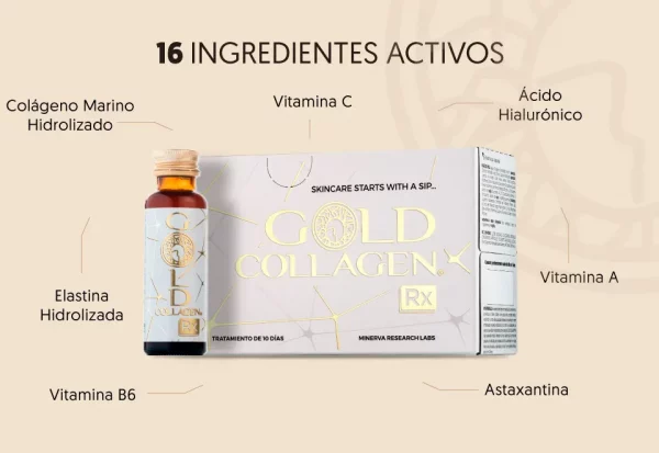Gold Collagen RX caja 10 unidades - Imagen 5